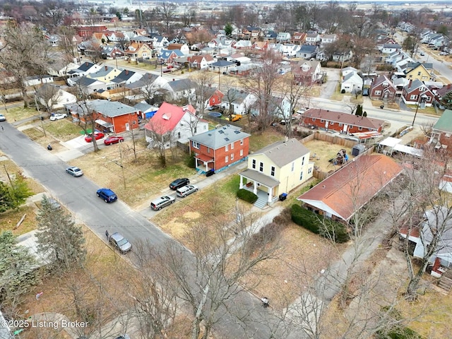 birds eye view of property featuring a residential view