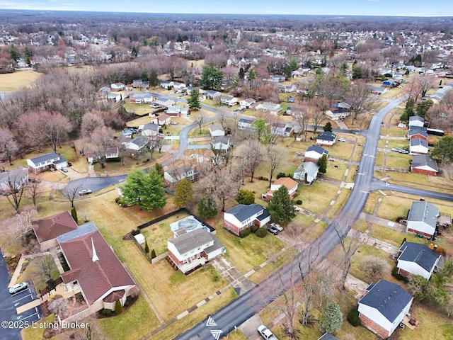 drone / aerial view featuring a residential view