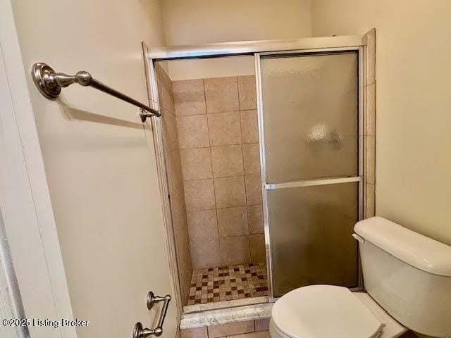 1515 La Fontenay Ct, Louisville, KY 40223 - bathroom with a stall shower and toilet