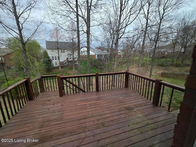 view of deck