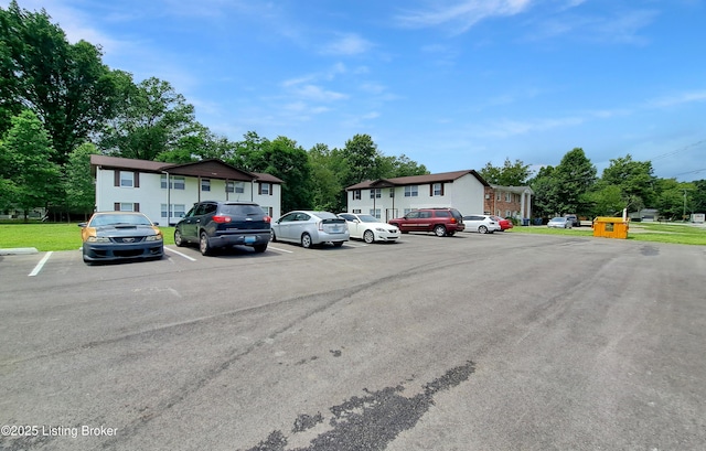 view of uncovered parking lot