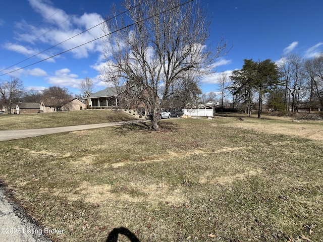 view of yard