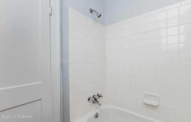 full bath with washtub / shower combination