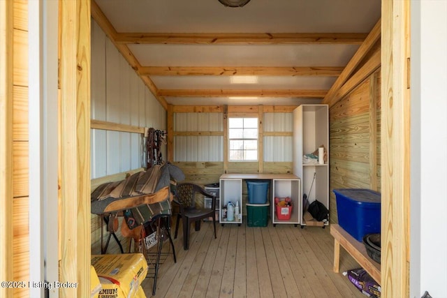 view of storage room