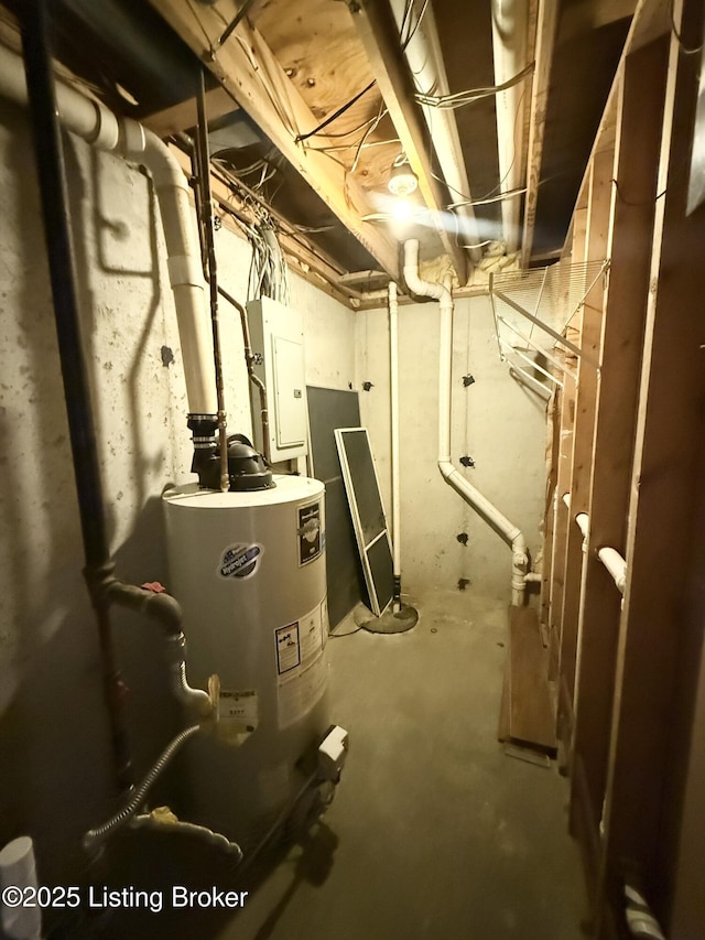 utilities featuring electric water heater