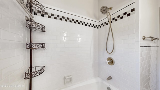 bathroom featuring shower / bathtub combination