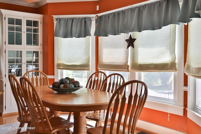 view of dining room