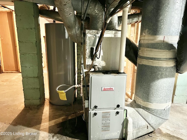 utilities featuring water heater