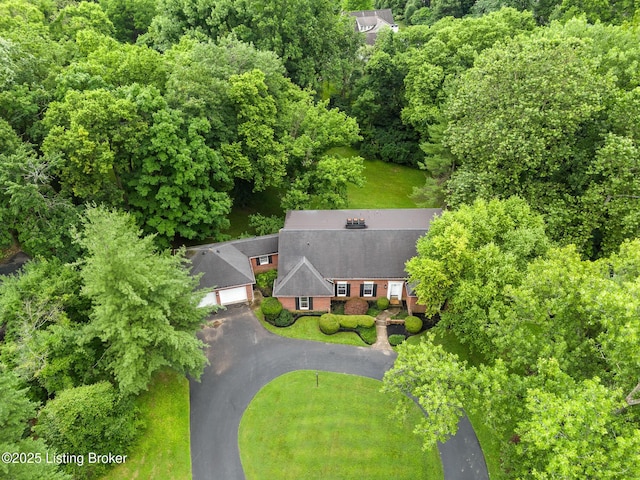 602 Club Ln, Louisville, KY 40207 - view from above of property