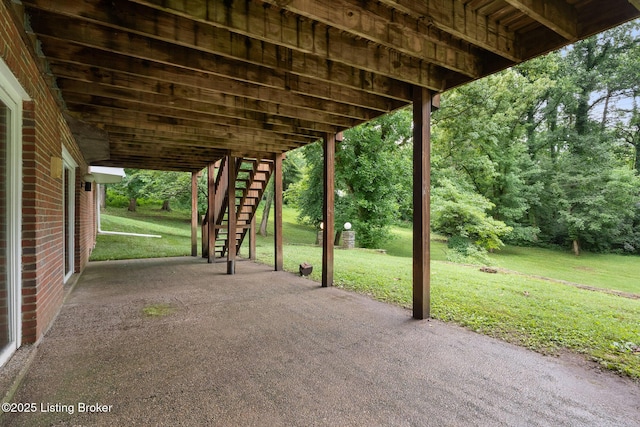 602 Club Ln, Louisville, KY 40207 - view of patio with stairway