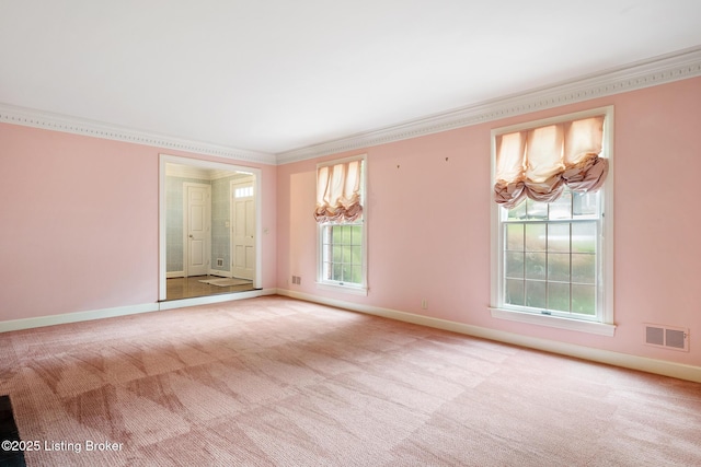 602 Club Ln, Louisville, KY 40207 - carpeted spare room with ornamental molding and baseboards