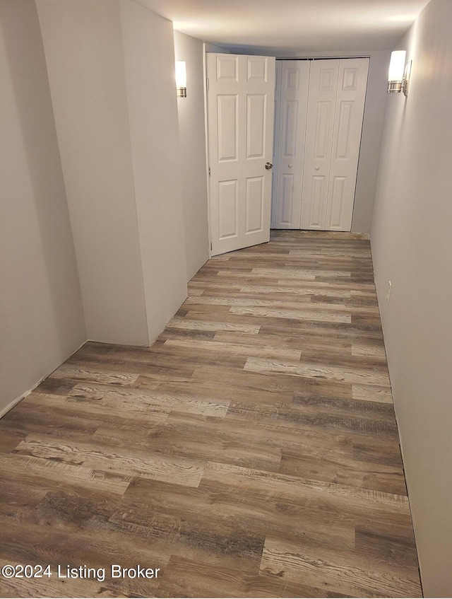 interior space featuring wood finished floors