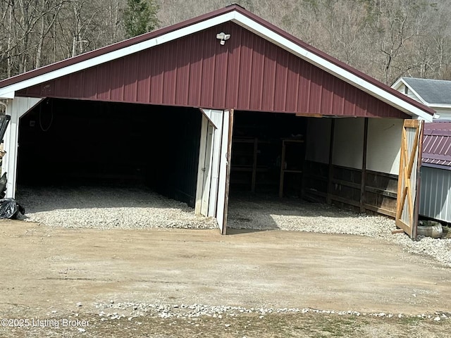 view of outbuilding with an outdoor structure