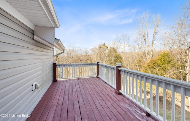 view of deck