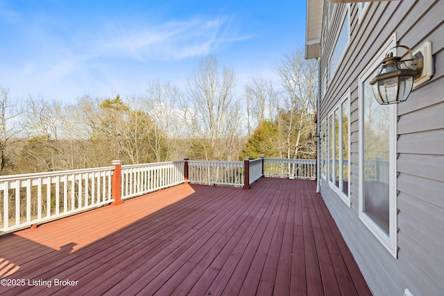 view of deck