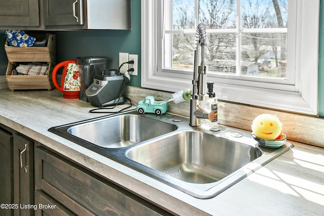 221 Forrest Dr, Lawrenceburg, KY 40342 - kitchen view of a sink and light countertops