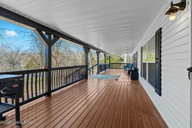 view of deck