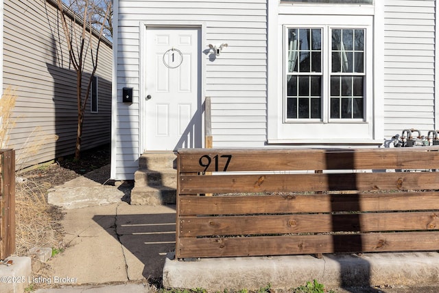 view of entrance to property