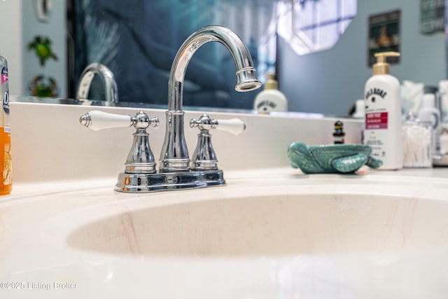 interior details featuring a sink