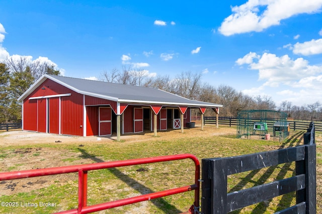 view of stable