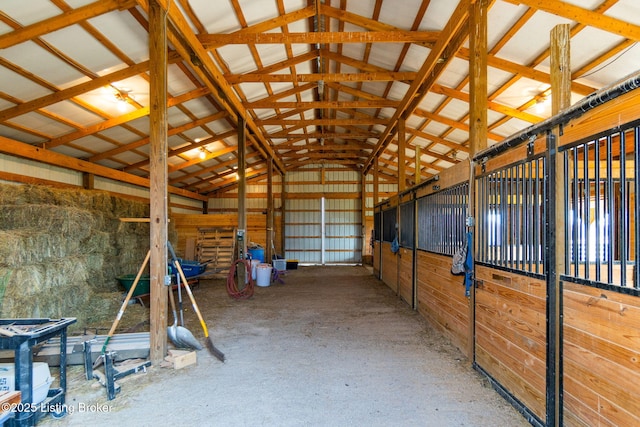 view of stable