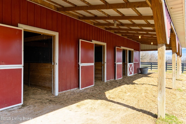 view of stable