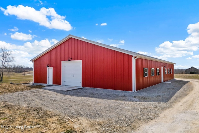 view of outbuilding with an outdoor structure