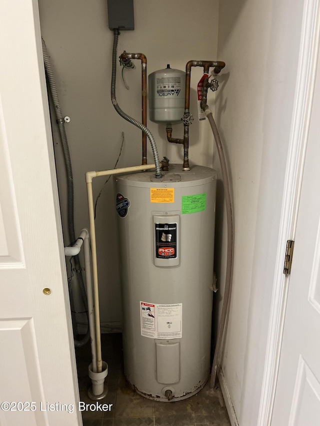 utilities featuring electric water heater