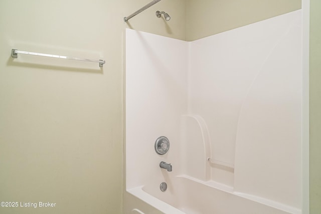 bathroom featuring bathing tub / shower combination