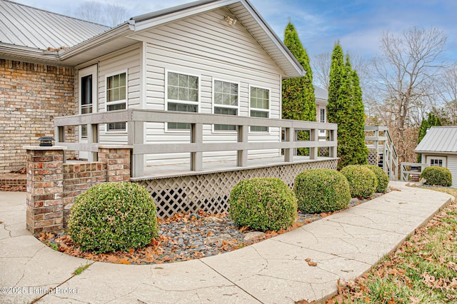 1670 Pine Creek Trl, Shepherdsville, KY 40165 - view of home's exterior featuring metal roof