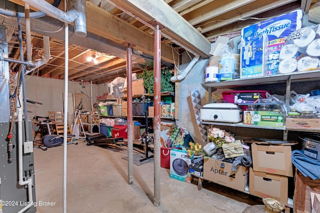 view of storage room
