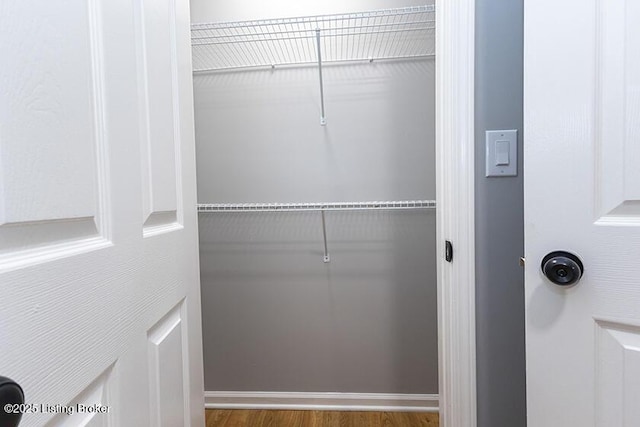 view of closet