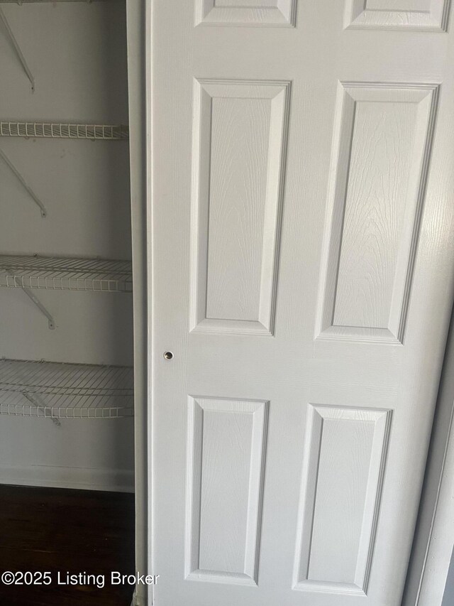 view of closet