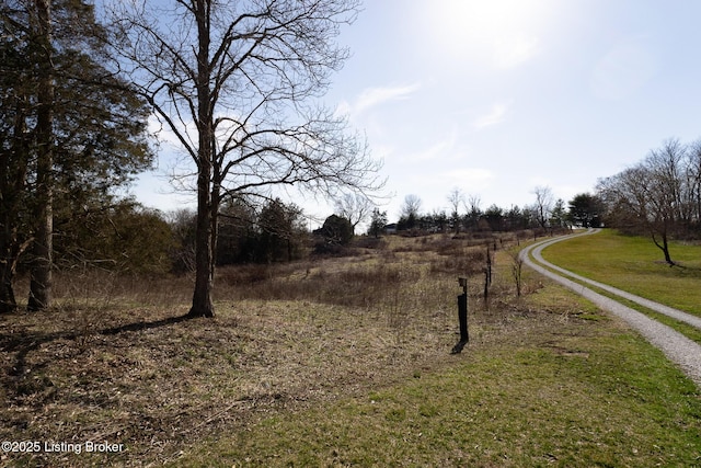 view of road