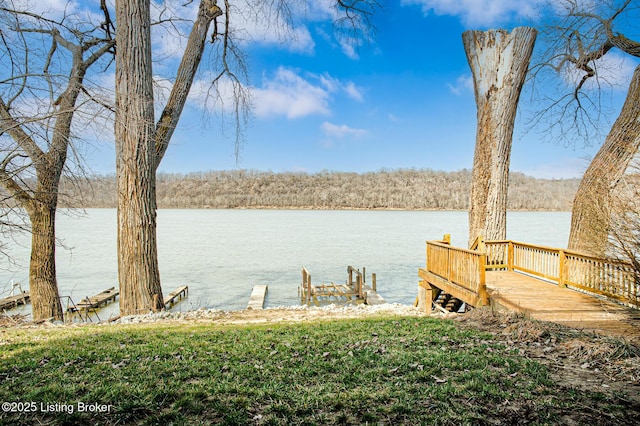 property view of water