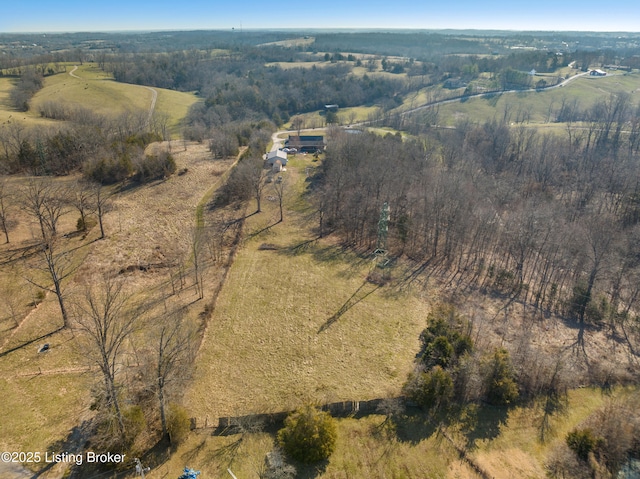 1380 Rice Rd, Lawrenceburg, KY 40342 - birds eye view of property featuring a rural view