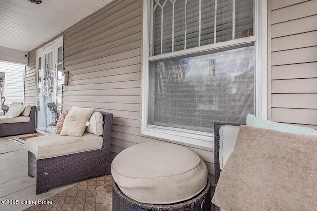 view of patio with covered porch