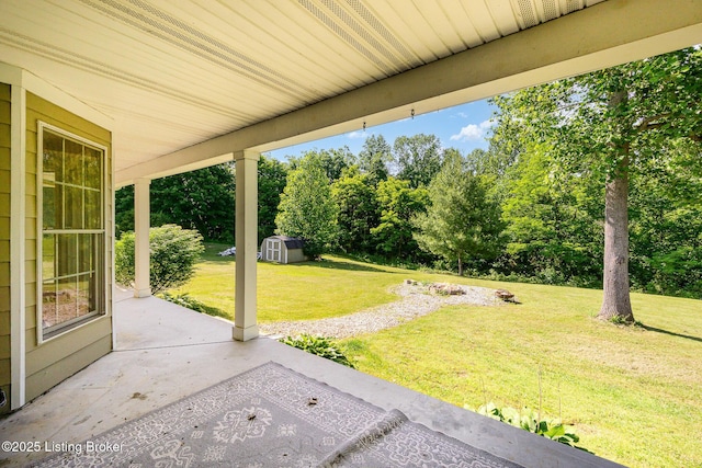 404 Persell Rd, Bedford, KY 40006 - view of patio with view of scattered trees