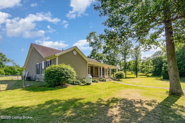 404 Persell Rd, Bedford, KY 40006 - back of property featuring a porch