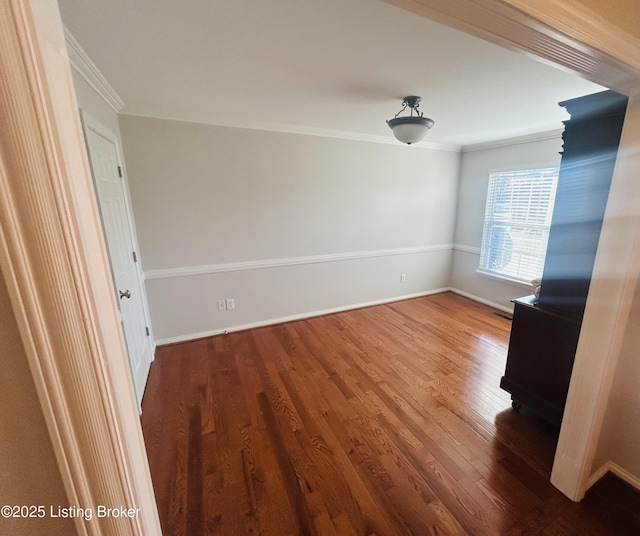 105-A Legacy Ct, Elizabethtown, KY 42701 - unfurnished room featuring baseboards, wood finished floors, and crown molding