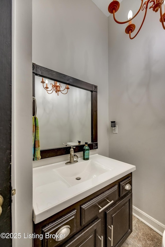 3140 Yorkshire Dr, Bardstown, KY 40004 - bathroom with baseboards and vanity