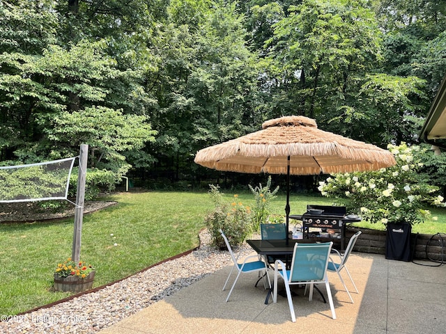 3140 Yorkshire Dr, Bardstown, KY 40004 - view of patio featuring grilling area and outdoor dining area