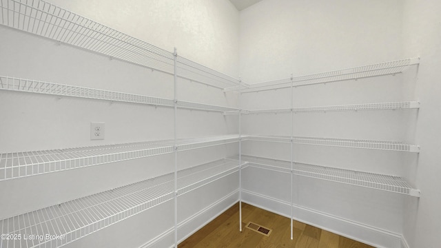 view of storage area