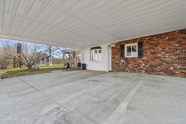 268 Cobb Rd, Eminence, KY 40019 - view of patio featuring a carport
