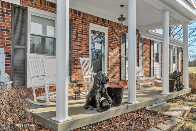 268 Cobb Rd, Eminence, KY 40019 - view of patio with a porch