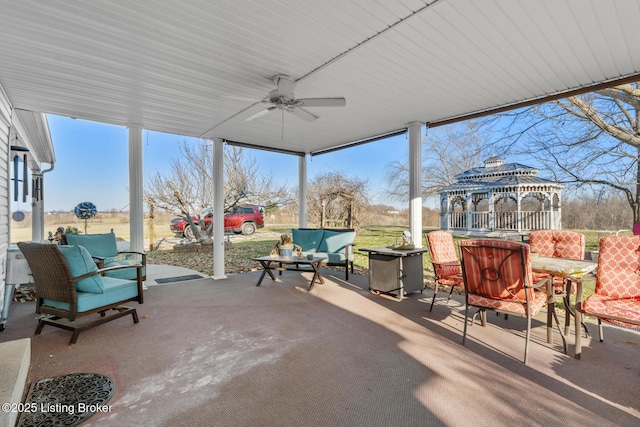268 Cobb Rd, Eminence, KY 40019 - exterior space with a ceiling fan