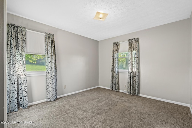 268 Cobb Rd, Eminence, KY 40019 - empty room with baseboards, a textured ceiling, visible vents, and carpet