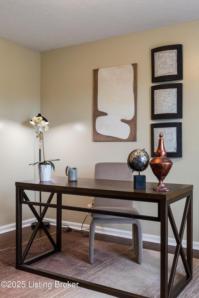 4316 Arwine Ct, Louisville, KY 40245 - home office featuring baseboards and wood finished floors