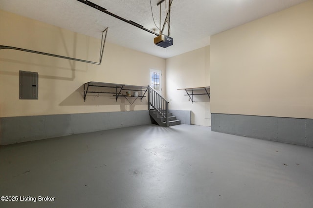 4316 Arwine Ct, Louisville, KY 40245 - garage with electric panel and a garage door opener