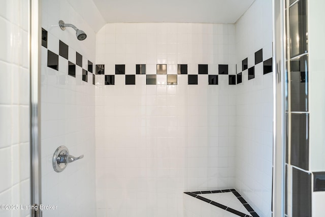 full bathroom with a stall shower